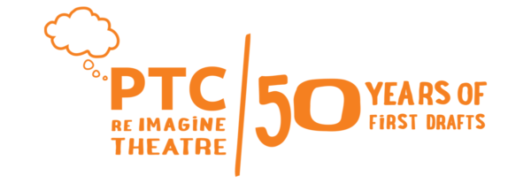 Logo Playwrights Theatre Centre - 50 years of first drafts